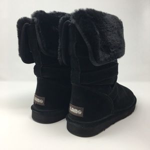 LAMO Boots Sz 8M Water Resistant Black Suede Savoy